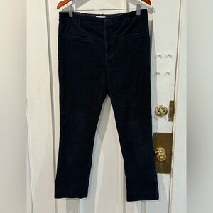 Anthropologie Midnight Corduroy Pants